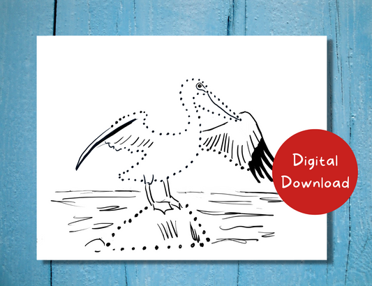Birds Dot Drawings Digital Pack
