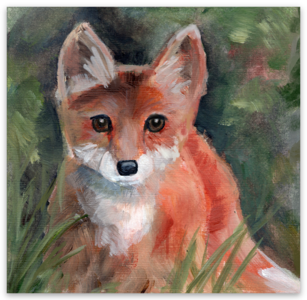 Red Fox Sticker